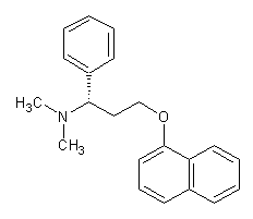 Structure of dapoxetine for premature ejaculation