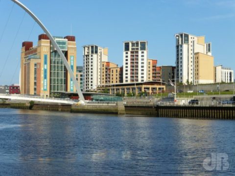 The Baltic Flour Mills (left of frame on opposite bank of the river