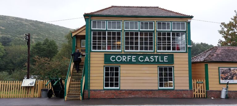 Corfe Castle station signal box