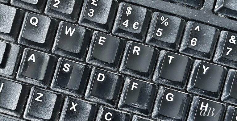 QWERTY keyboard