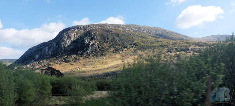 En route via Snowdonia