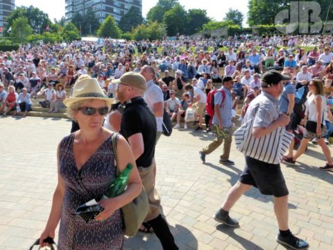 Tennis fans, Henman Hill, Wimbledon