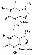 Caffeine theobromine