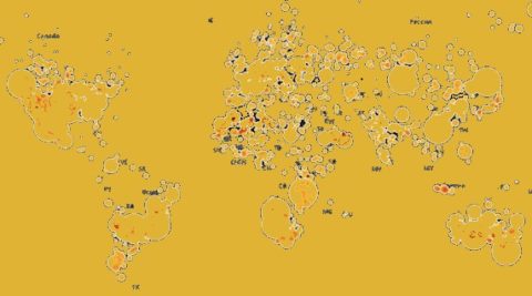 real-meteorite-map