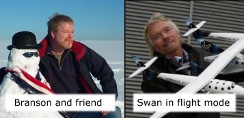 Swan and Branson - space-race dreams